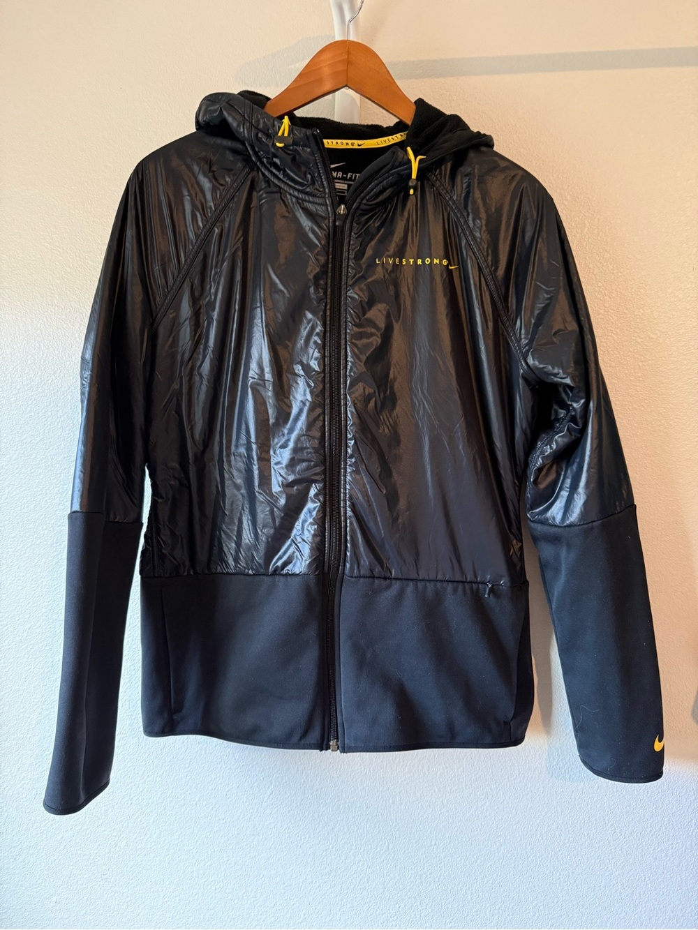 Nike Livestrong Black Hooded Jacket for women